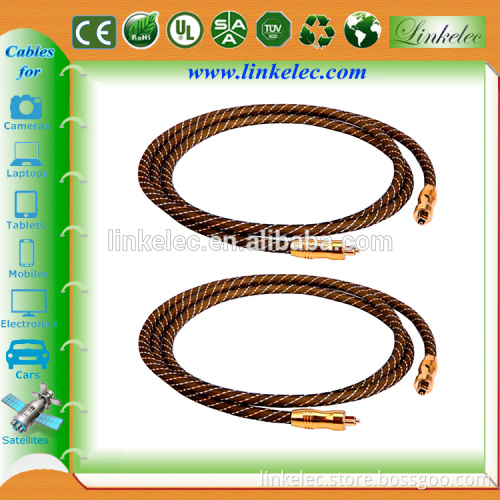 6ft braided nylon jacket Premium Toslink Fiber Optic Digital Audio cable